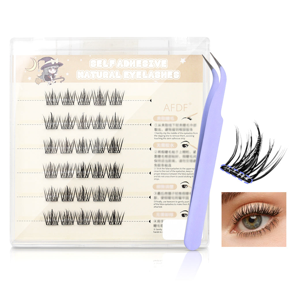 MAYCREATE 30PCS Eyelash Clusters, Wispy Lash Clusters Natural Lashes Clusters 11-12mm DIY Cluster Eyelash Extensions D Curl Individual Lashes Cluster Eyelashes Clusters for DIY Lash Extension MAYCREATE 30PCS Eyelash Clusters, Wispy Lash Clusters Natural Lashes Clusters 11-12mm DIY Cluster Eyelash Extensions D Curl Individual Lashes Cluster Eyelashes Clusters for DIY Lash Extension